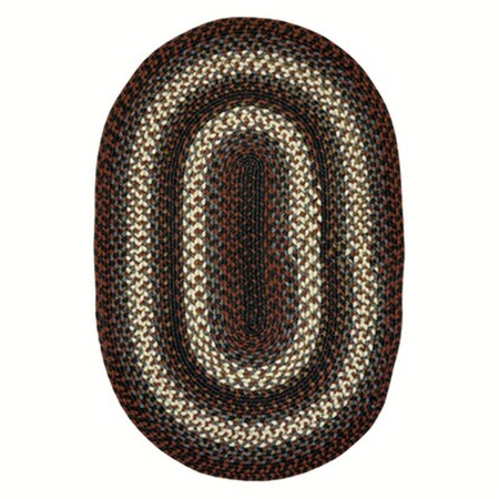 Homespice Decor Montgomery Indoor - Outdoor Braided Rug - 1 ft. 8 in. x 2 ft. 6 in. in. Montgomery 321244